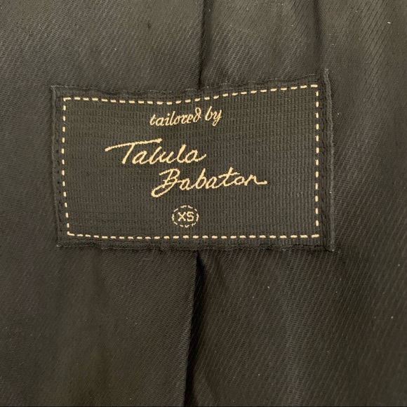 BABATON BLACK WOOL COAT - Picture 3 of 4